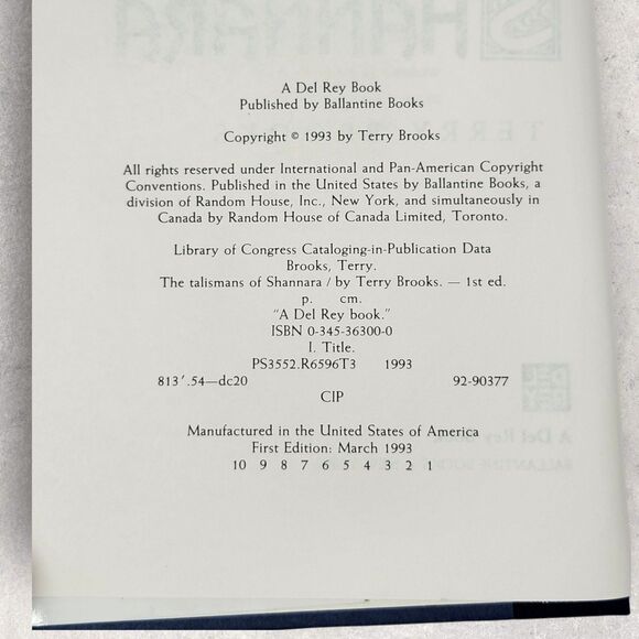 Terry Brooks Heritage of Shannara Quartet HC DJ First Edition Set 1990-1993 - Picture 15 of 15